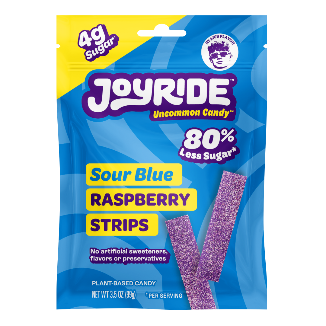 Sour Blue Raspberry Strips Joyride 4011