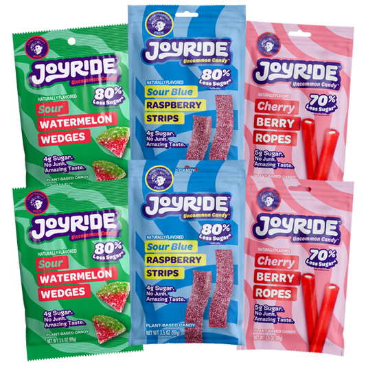 JOYRIDE best sellers variety 6-pack