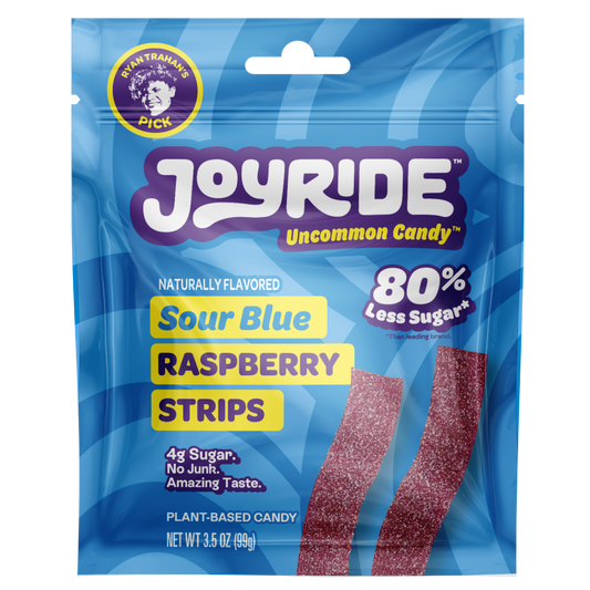 sour blue raspberry strips
